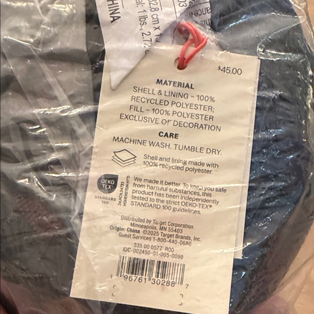 Target Navy and Cream Retail Product Tag - Picture 3 of 5